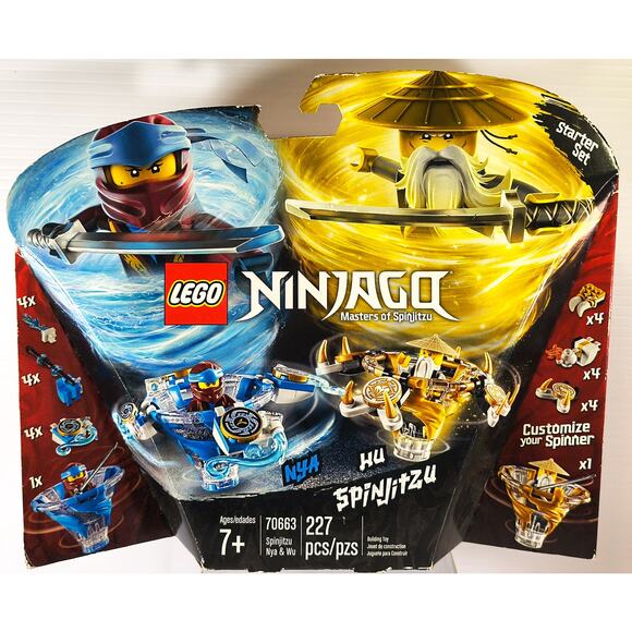 LEGO 70663 Ninjago SPINJITZU NYA & WU, New, See Pics/Description! - Picture 1 of 5